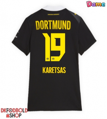 Borussia Dortmund Konstantinos Karetsas #19 Udebanetrøje Dame 2026-27 Kort ærmer